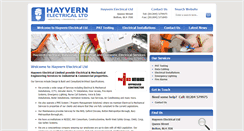 Desktop Screenshot of hayvernelectrical.co.uk